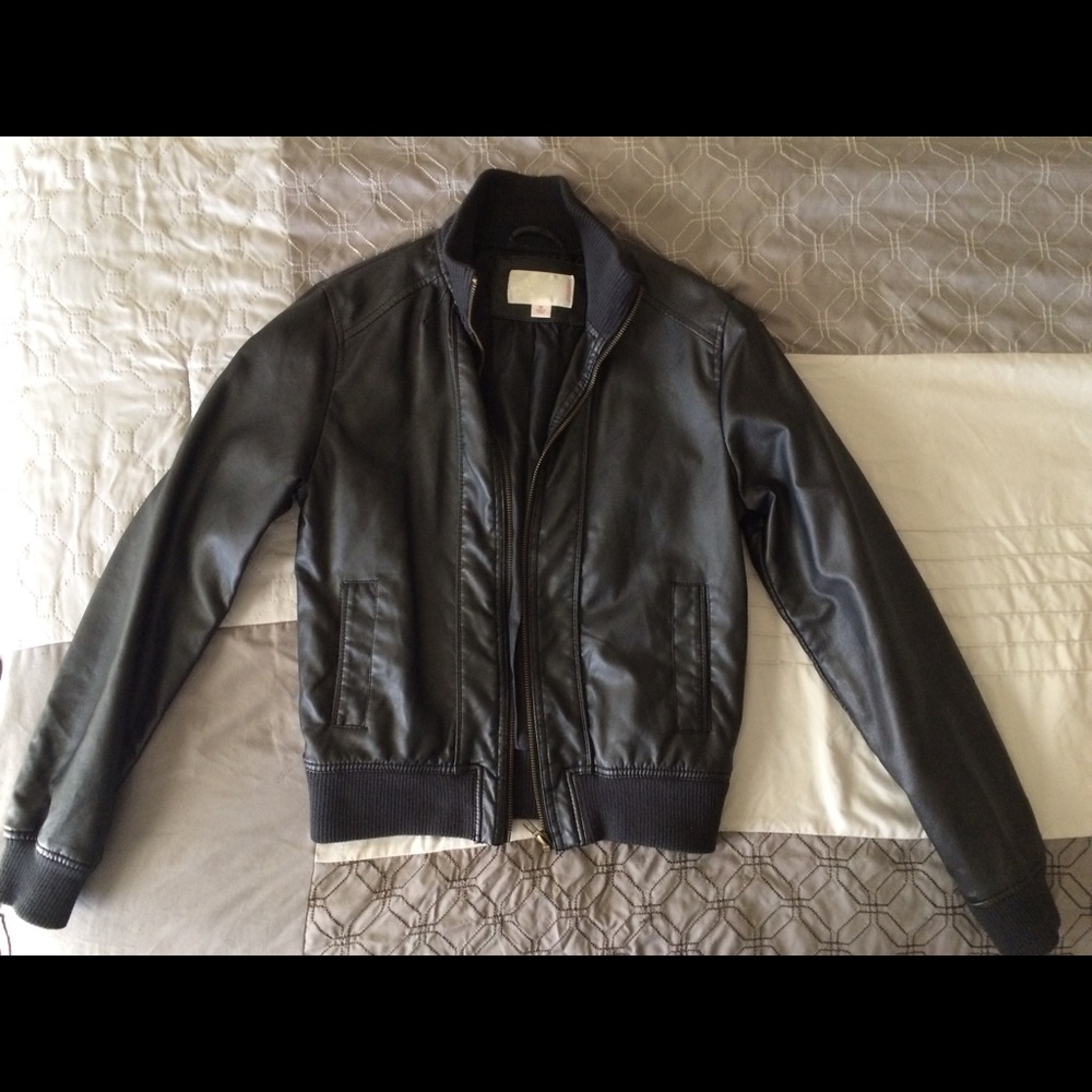 Faux Leather Jacket